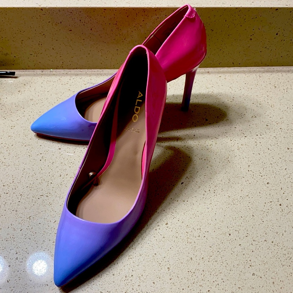 COPY - Brand new never used genuine leather ALDO pastel heels